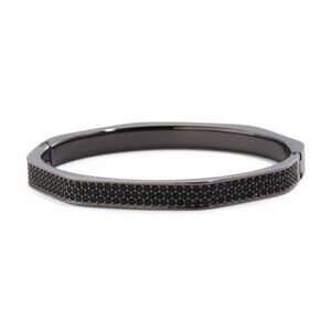 NEW SWAROVSKI Dextera Octagon Bangle Bracelet IN  black 725 7m3